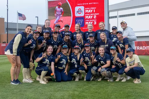 Action Photos of Akron Softball at Ohio State 4-21-26