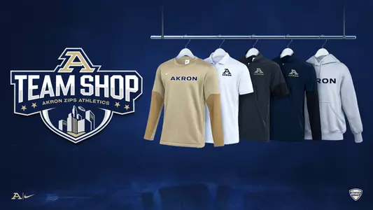 Akron Zips Team Shop Website Graphic