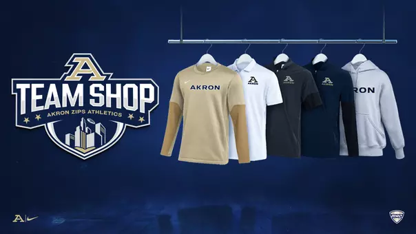 Akron Zips Team Shop Website Graphic