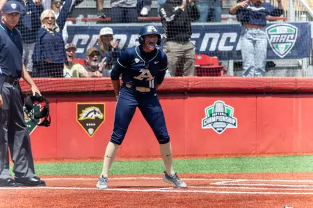 Action Photos of Akron Softball vs Ohio 2026 MAC Tournament 5-7-26