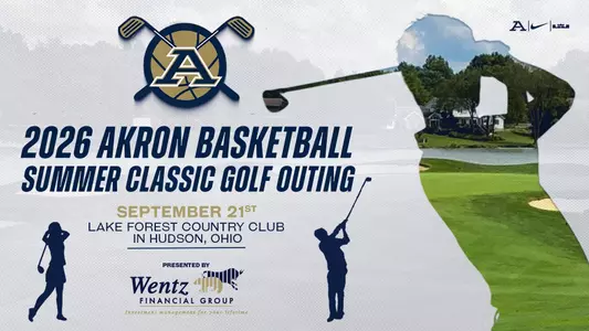 2026 Akron Basketball Summer Classic Golf Outing Graphics Web