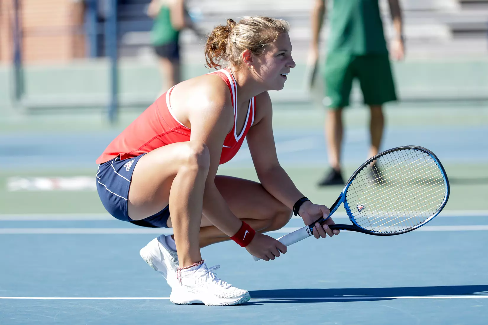 Gitte Heynemans, Arizona Wildcats Womens Tennis vs. University of North Texas 2/7/20 in Tucson, Ariz.
Photo by Simon Asher / Arizona Athletics