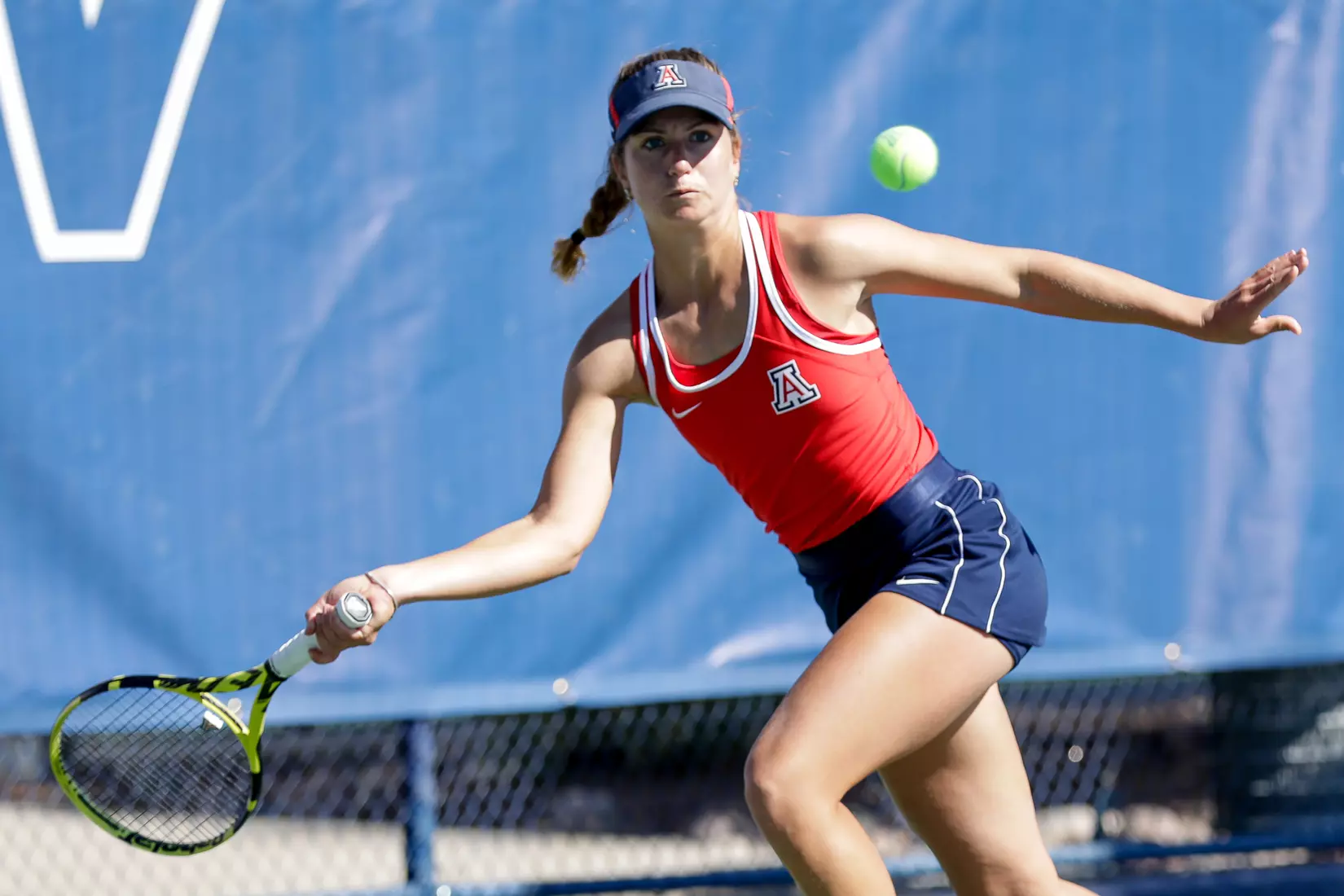 Talya Zandberg, Arizona Wildcats Womens Tennis vs. University of North Texas 2/7/20 in Tucson, Ariz.
Photo by Simon Asher / Arizona Athletics