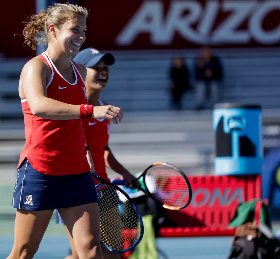 Gitte Heynemans, Arizona Wildcats Womens Tennis vs. University of North Texas 2/7/20 in Tucson, Ariz.
Photo by Simon Asher / Arizona Athletics