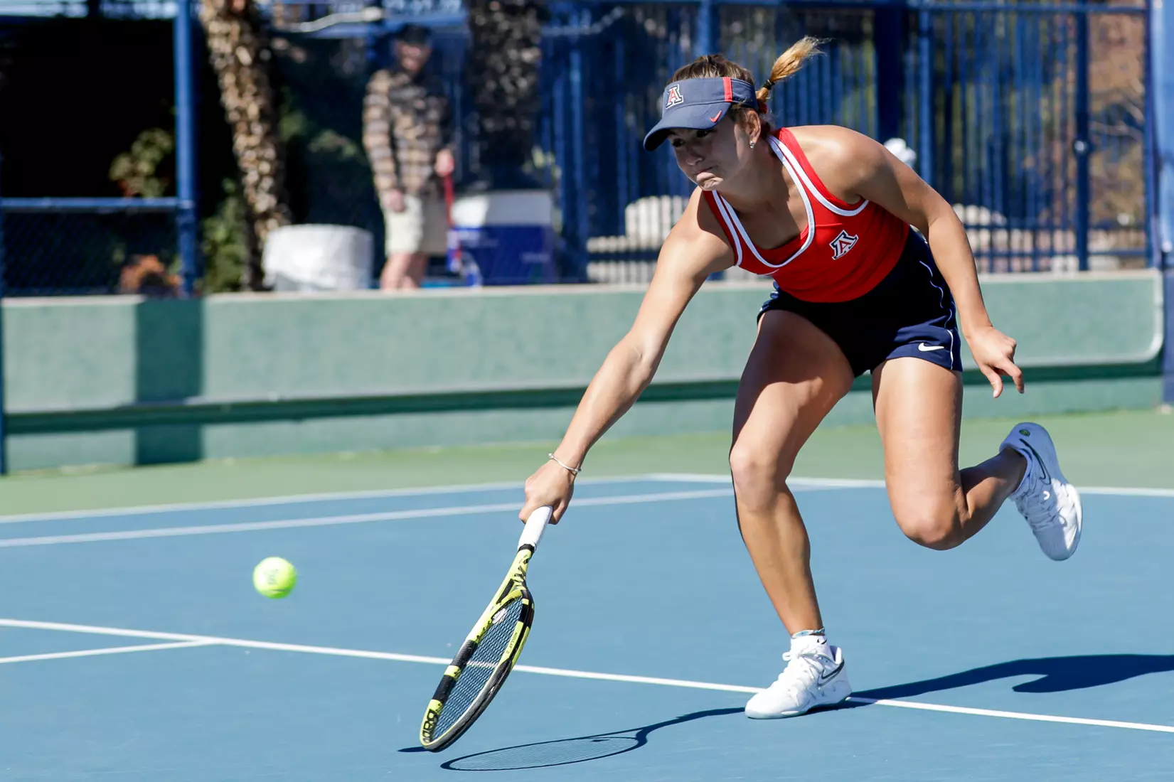 Talya Zandberg, Arizona Wildcats Womens Tennis vs. University of North Texas 2/7/20 in Tucson, Ariz.
Photo by Simon Asher / Arizona Athletics