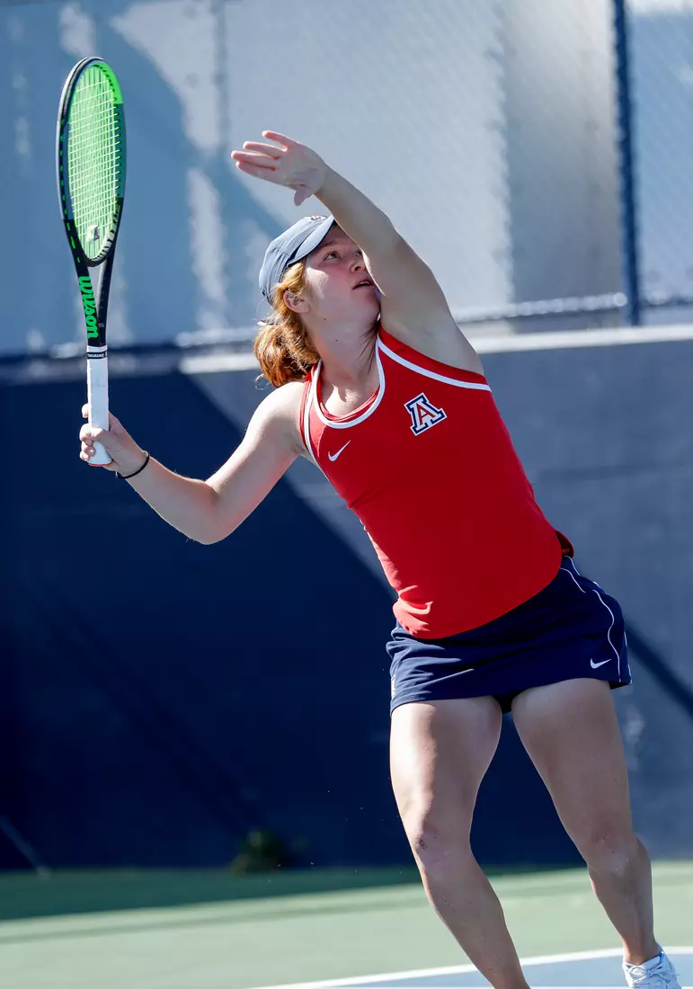 Kayla Wilkins, Arizona Wildcats Womens Tennis vs. University of North Texas 2/7/20 in Tucson, Ariz.
Photo by Simon Asher / Arizona Athletics