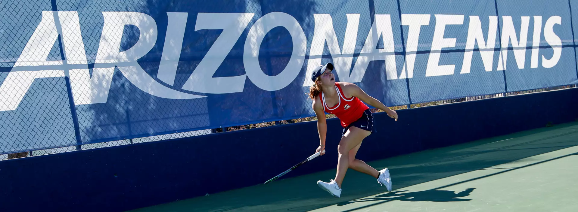 Kayla Wilkins, Arizona Wildcats Womens Tennis vs. University of North Texas 2/7/20 in Tucson, Ariz.
Photo by Simon Asher / Arizona Athletics