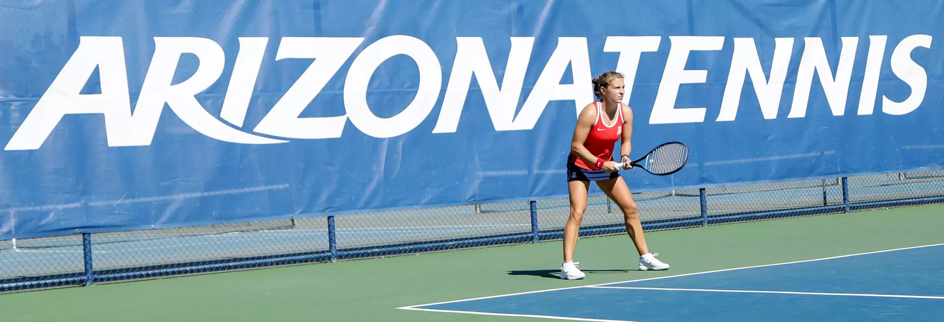 Gitte Heynemans, Arizona Wildcats Womens Tennis vs. University of North Texas 2/7/20 in Tucson, Ariz.
Photo by Simon Asher / Arizona Athletics