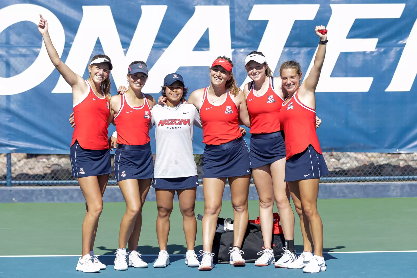 Arizona Wildcats Womens Tennis Team 2/7/20 in Tucson, Ariz.
Photo by Simon Asher / Arizona Athletics