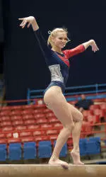 Gymnastics to Take on Two Top Teams