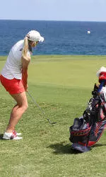 Women's Golf Top Three at The Farms