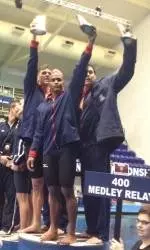 Cats Shatter School Record in 400 Medley Relay at NCAAs