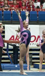 Arizona Gymnastics Falls Short Against Nebraska