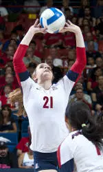 Volleyball Wins Five-Set Marathon Over OSU