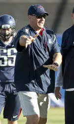 Wildcats in Full Pads at Practice