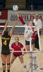 Volleyball Sweeps Iona To Open Arizona Invite