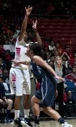 Women's Basketball Falls to BYU, 62-48