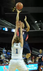Women's Hoops Drops UCLA, 61-57, in Pac-12 Tourney