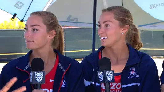 Witt Sisters discuss the evolution of Arizona's beach volleyball program