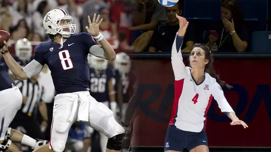 Nick Foles and Tori Moore
