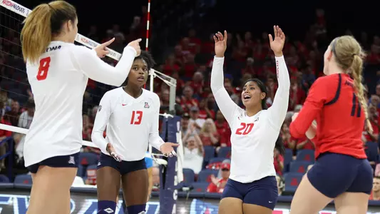 Volleyball celebration