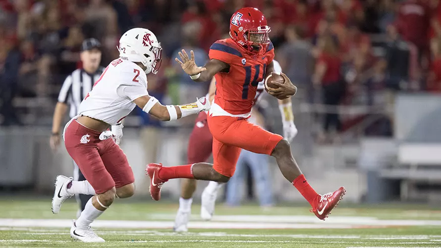 Sophomore quarterback Khalil Tate