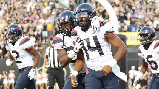 Khalil Tate celebrates TD at Colorado