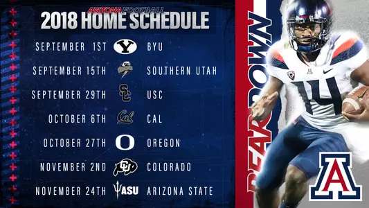 2018 Schedule Graphic