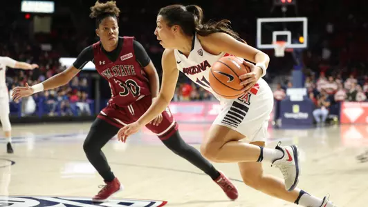 Senior forward Kat Wright (11)