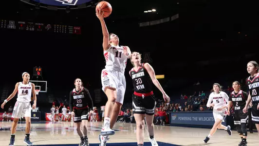 Senior forward Kat Wright (11)