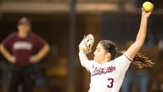 Senior pitcher Danielle O'Toole (3)
