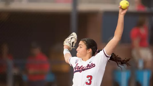 Senior pitcher Danielle O'Toole (3)