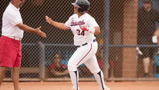 Senior 3rd baseman Katiyana Mauga (34)