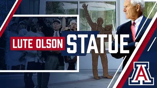 Lute Olson Statue Graphic