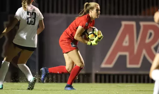 Junior goalkeeper Lainey Burdett (1)