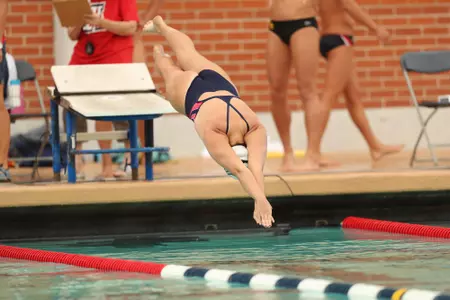 Freshman Zohar Shikler during Arizona's Loss to University of Southern California (Men 123-171, Women 133-165)