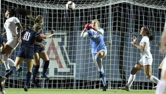 Senior goalkeeper Lainey Burdett (1)
