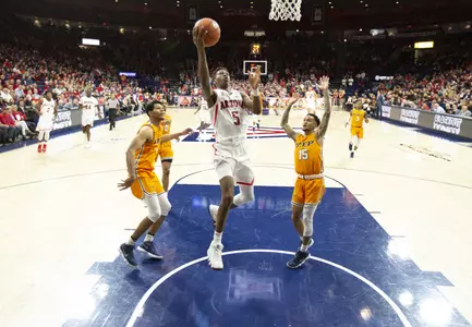 Sophomore guard Brandon Randolph (5)