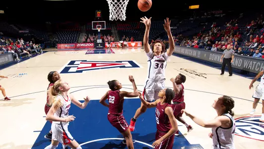 Freshman center Semaj Smith (34)