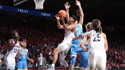 Junior guard Allonzo Trier (35)