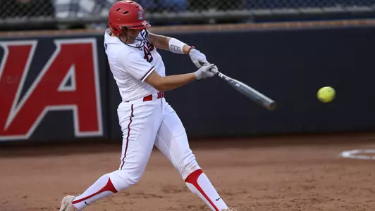 Sophomore 3rd baseman Malia Martinez (17)