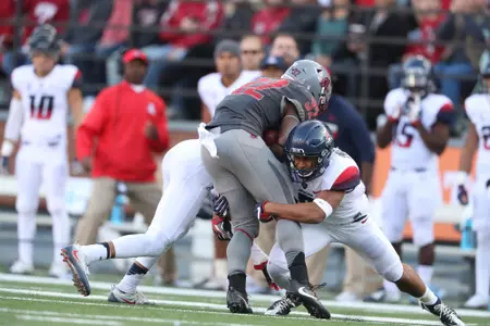 November 5, 2016. Junior cornerback Dane Cruikshank (9)during the Wildcats 69-7 loss to the Washington State Cougars. Martin Stadium, Pullman, WA.
