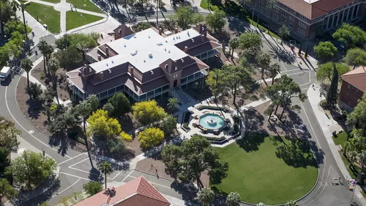 Old Main Aerial Shot
