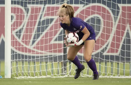 Senior goalkeeper Lainey Burdett (1)