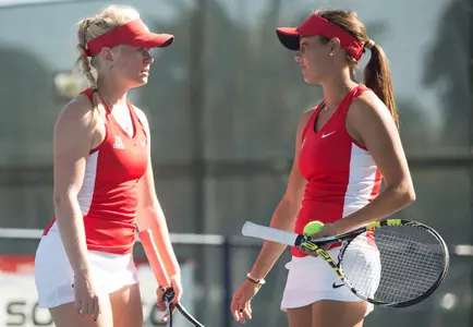 Freshmen Sophia Thomas and Camila Wesbrooks