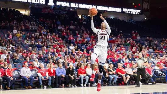 Senior forward Destiny Graham, 21