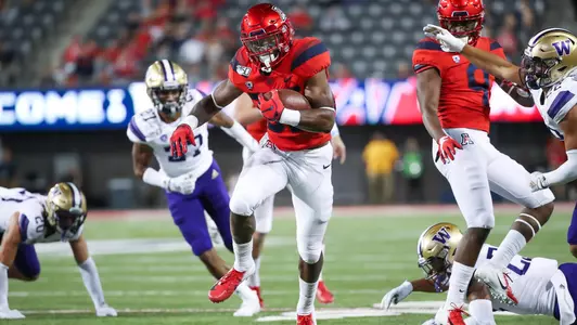 Arizona Wildcats running back Nathan Tilford (33), Arizona Wildcats football vs. Washington 10/12/19 in Tucson, Ariz.Photo by Mike Christy / Arizona Athletics