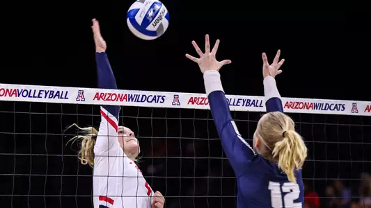 Arizona Wildcats volleyball vs. Samford Julia Patterson