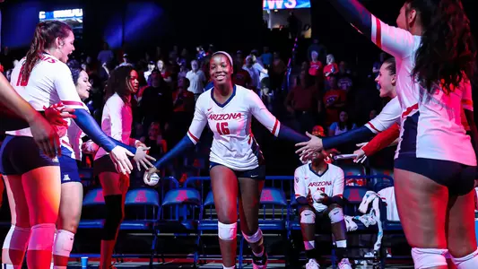 Arizona Wildcats volleyball vs. Samford Zyonna Fellows