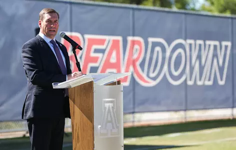 Dave Heeke Speaks at Dick Tomey Practice Field Dedication